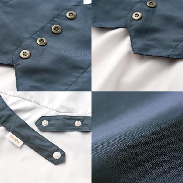 エプロン | MARLMARL マールマール ギャルソン garcon kids [100-110cm]  | 男の子 お食事エプロン 撥水 出産祝い シンプル 無地 ベビー 赤ちゃん | MARLMARL | 04