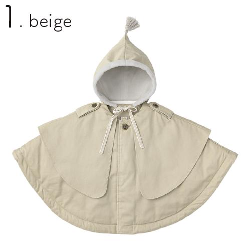 アウター キッズコート | MARLMARL マールマール  sonnet ソネット [80-100cm] |  トレンチコート 男の子 女の子 ベビー コート ケープ ブランケット | MARLMARL | 01