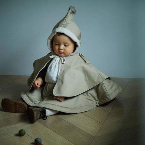 アウター キッズコート | MARLMARL マールマール  sonnet ソネット [80-100cm] |  トレンチコート 男の子 女の子 ベビー コート ケープ ブランケット | MARLMARL | 04