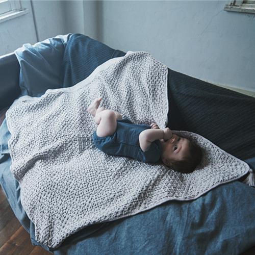 フード付き バスタオル | MARLMARL マールマール hooded towel | フードタオル 名入れ刺繍 出産祝い 男の子 女の子 新生児 ベビー ワッフルタオル おくるみ | MARLMARL | 13