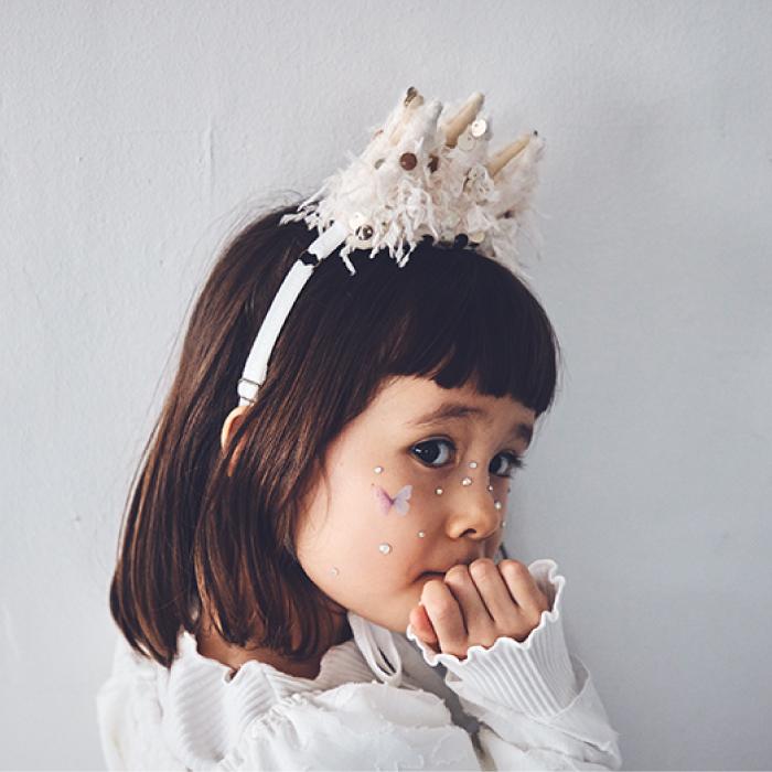 ヘッドアクセサリー | MARLMARL マールマール クラウン エナン 王冠 ハーフバースデー ベビー 王冠 crown hennin パーティー 写真撮影 ベビー 出産祝い | MARLMARL | 08