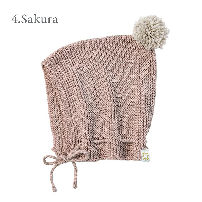 ボンネ | MARLMARL マールマール knitbonnnet ニットボンネ | ニット帽 ポンポン 赤ちゃん 新生児 ベビー キッズ 防寒 出産祝い 誕生日プレゼント 旅行 | MARLMARL | 04