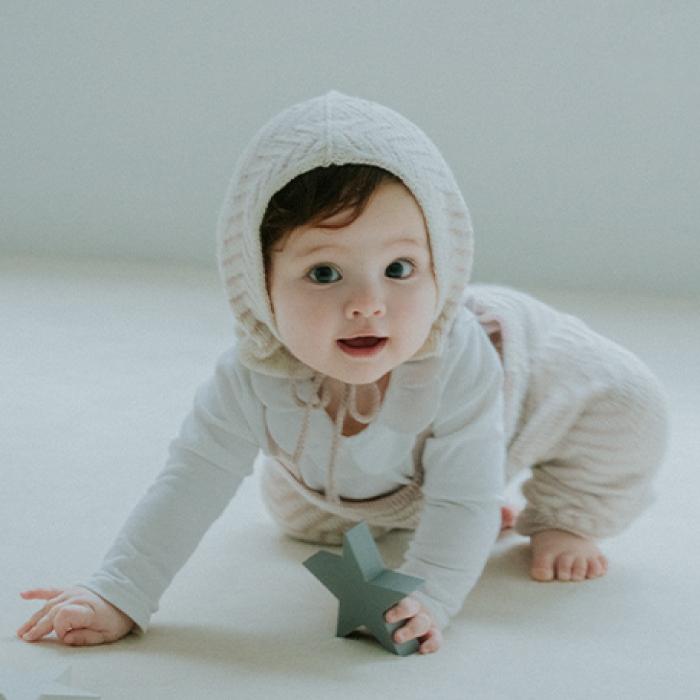 ボンネ | MARLMARL マールマール knitbonnnet ニットボンネ | ニット帽 ポンポン 赤ちゃん 新生児 ベビー キッズ 防寒 出産祝い 誕生日プレゼント 旅行 | MARLMARL | 04