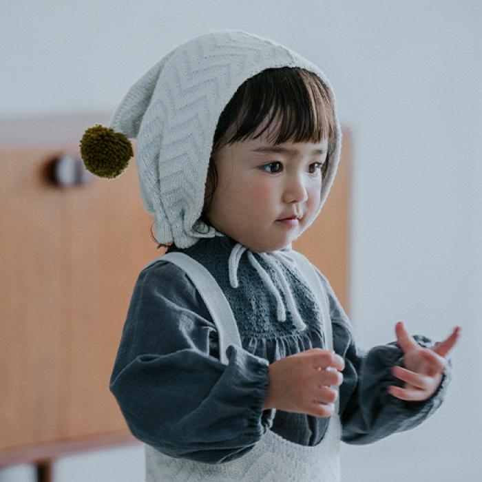 ボンネ | MARLMARL マールマール knitbonnnet ニットボンネ | ニット帽 ポンポン 赤ちゃん 新生児 ベビー キッズ 防寒 出産祝い 誕生日プレゼント 旅行 | MARLMARL | 05