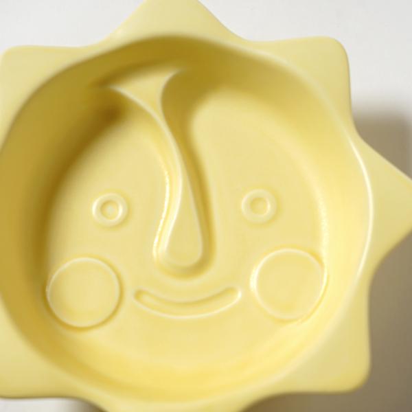 ベビー食器 | 10mois × tupera tupera ディモワ ぱくぱくわくせい プレートセット | 陶磁器 割れにくい 出産祝い お食い初め 離乳食 食洗器対応 レンジ対応 | 10mois | 14