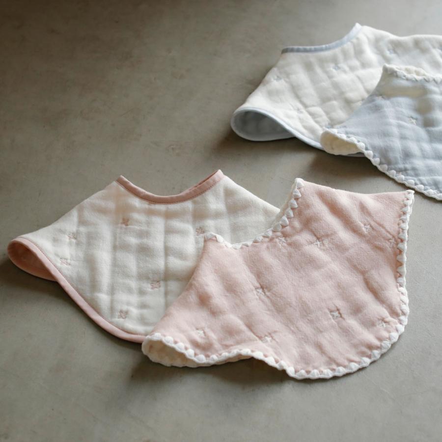 ビブ スタイ | 10mois ディモワ ふくふくガーゼ(6重ガーゼ) 2wayビブ(2枚set) | 日本製 新生児 ベビー 赤ちゃん 出産祝い 出産準備 男の子 女の子 バープクロス | 10mois | 17