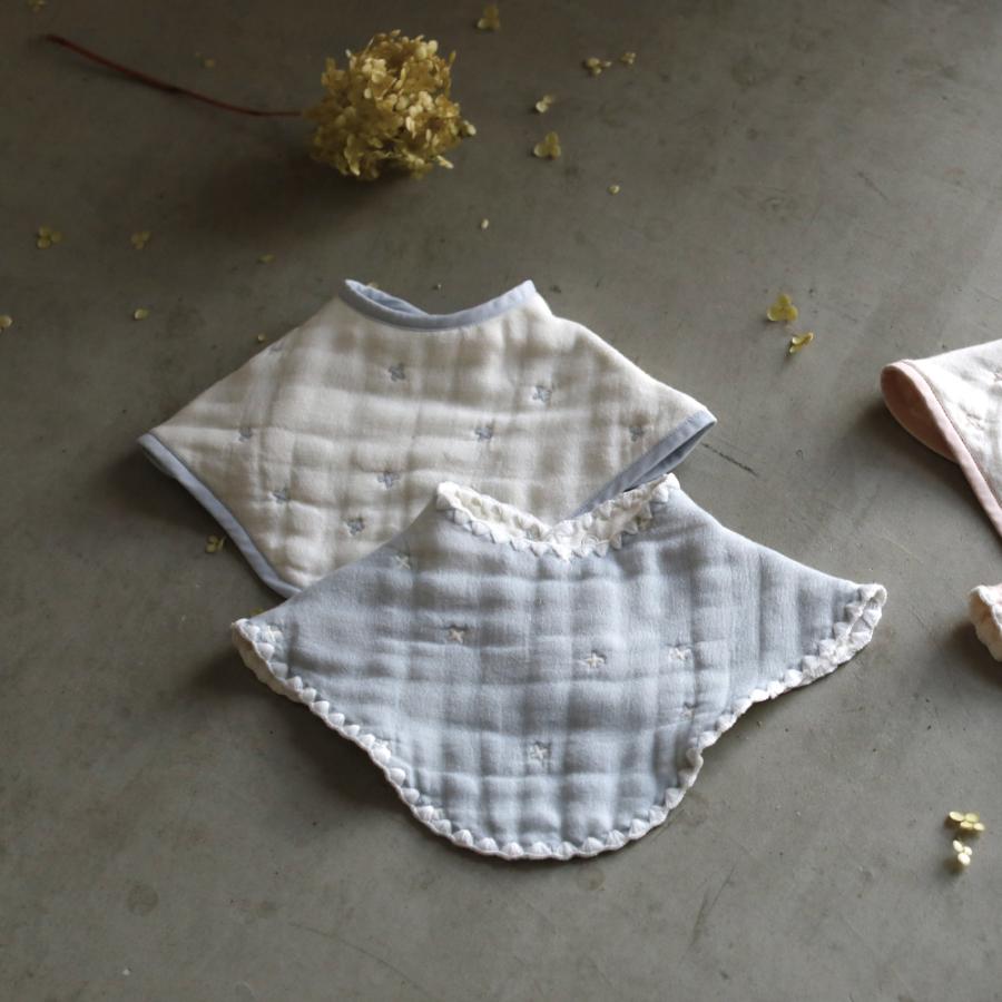 ビブ スタイ | 10mois ディモワ ふくふくガーゼ(6重ガーゼ) 2wayビブ(2枚set) | 日本製 新生児 ベビー 赤ちゃん 出産祝い 出産準備 男の子 女の子 バープクロス | 10mois | 18