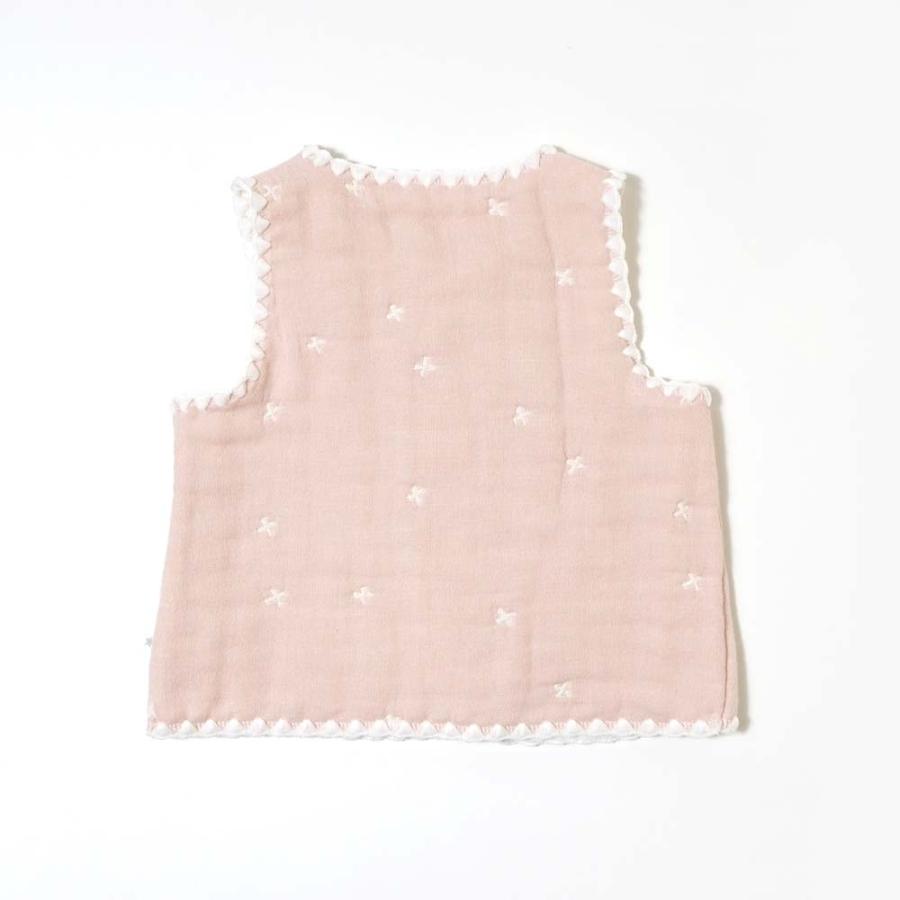 ベスト | 10mois ディモワ ふくふくガーゼ(6重ガーゼ)[70〜80cm] | ちょっき 対応調節 寝冷え防止 ベスト ジレ 日本製 新生児 ベビー 赤ちゃん 出産準備 | 10mois | 05