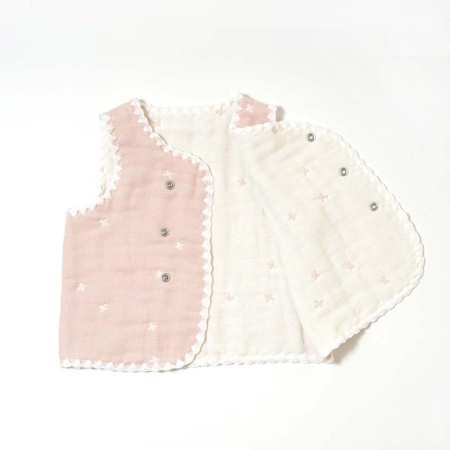 ベスト | 10mois ディモワ ふくふくガーゼ(6重ガーゼ)[70〜80cm] | ちょっき 対応調節 寝冷え防止 ベスト ジレ 日本製 新生児 ベビー 赤ちゃん 出産準備 | 10mois | 04