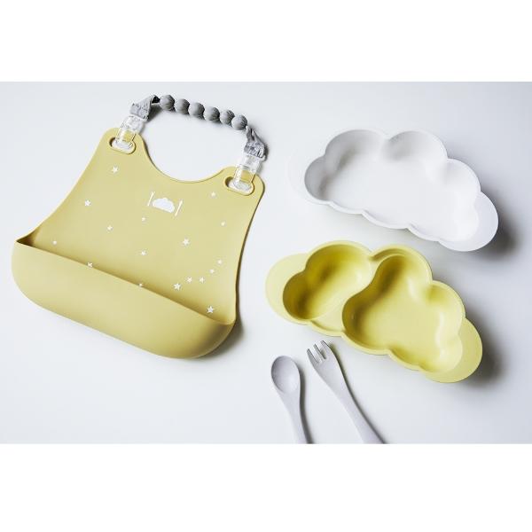 ギフトセット | 10mois ディモワ mamamanma マママンマ & シリコンビブ セット | ベビー食器 セット プレートセット 日本製 出産祝い お食い初め | 10mois | 10