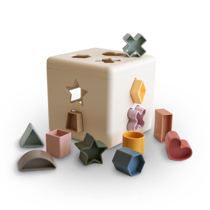 知育玩具 | Mushie ムシエ - Shape Sorting Box 型はめパズル パズル 
