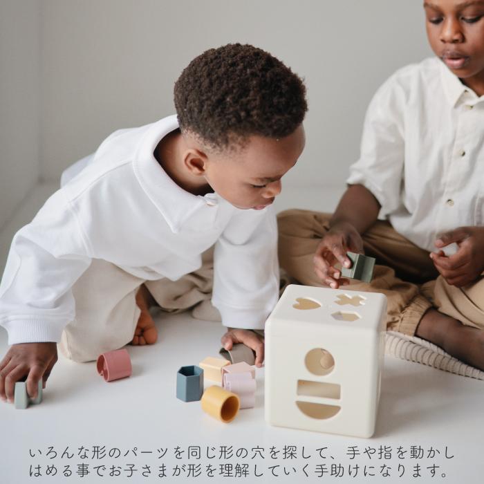 知育玩具 | Mushie ムシエ - Shape Sorting Box 型はめパズル パズル 