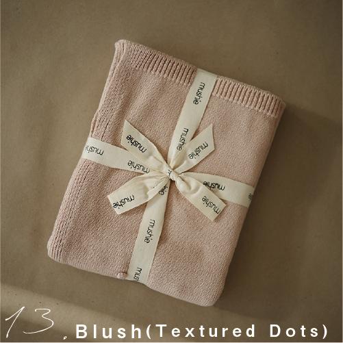 ブランケット | Mushie ムシエ Knit blanket 100%オーガニックコットン | ニットブランケット おくるみ 出産祝い 男の子 女の子 退院 新生児 ギフト |  | 13