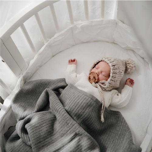 ブランケット | Mushie ムシエ Knit blanket 100%オーガニックコットン