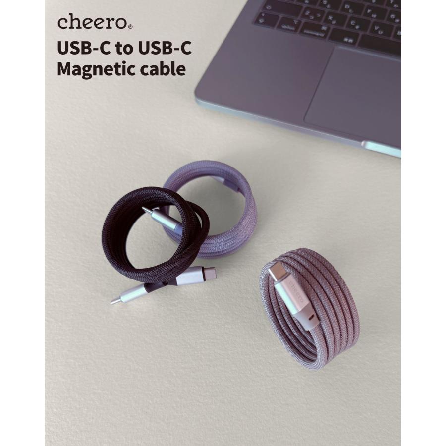充電ケーブル タイプC Type-C iPhone Android 急速充電 マグネット 磁石 収納 便利 チーロ cheero Magnetic Cable 爆買 | cheero | 09