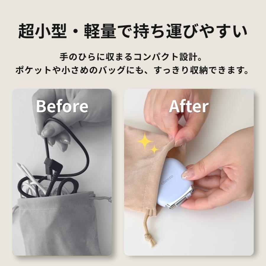 ケーブル 巻き取り式 充電ケーブル 巻き取りケーブル Type-C タイプC USB-C PD 急速充電 データ転送 チーロ cheero USB-C to C Retractable Cable 240W CHE-283 | cheero | 11