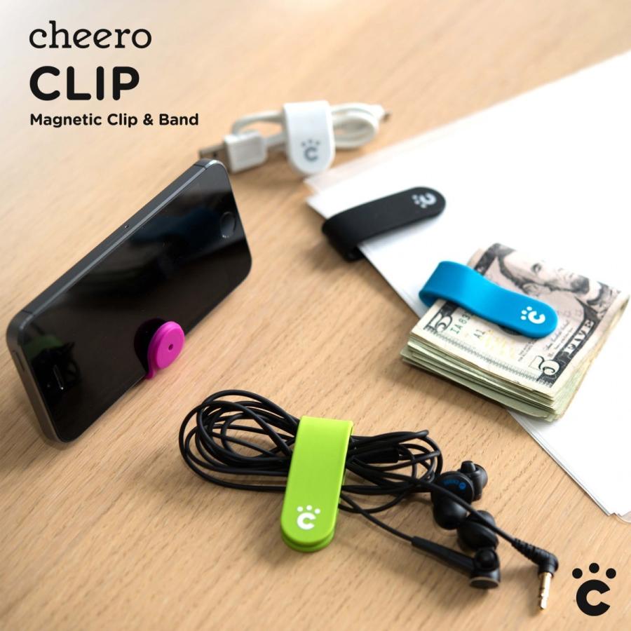 万能クリップ シリコン 便利グッズ チーロ cheero CLIP （5色セット）