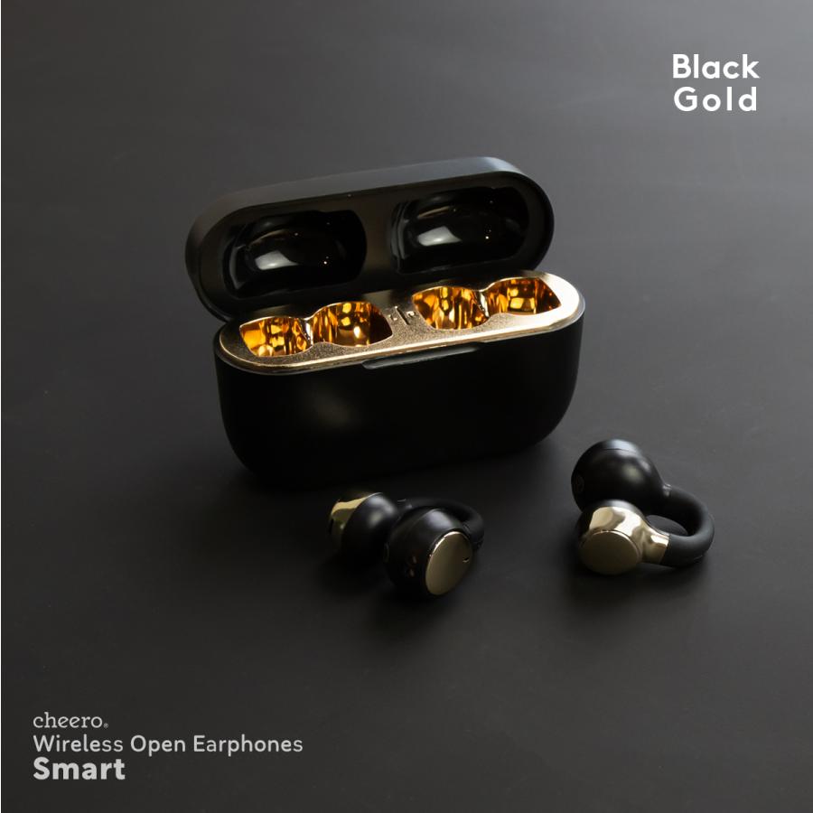 ワイヤレスイヤホン イヤホン Bluetooth イヤーカフ オープンイヤー 開放型 超軽量 iPhone 防水 チーロ cheero Wireless Open Earphones Smart CHE-645-GO | cheero | 07