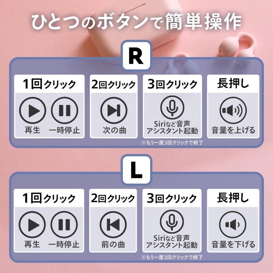 ワイヤレスイヤホン イヤーカフ Bluetooth オープンイヤー 開放 ワイヤレスイヤホン イヤーカフ Bluetooth オープンイヤー 開放