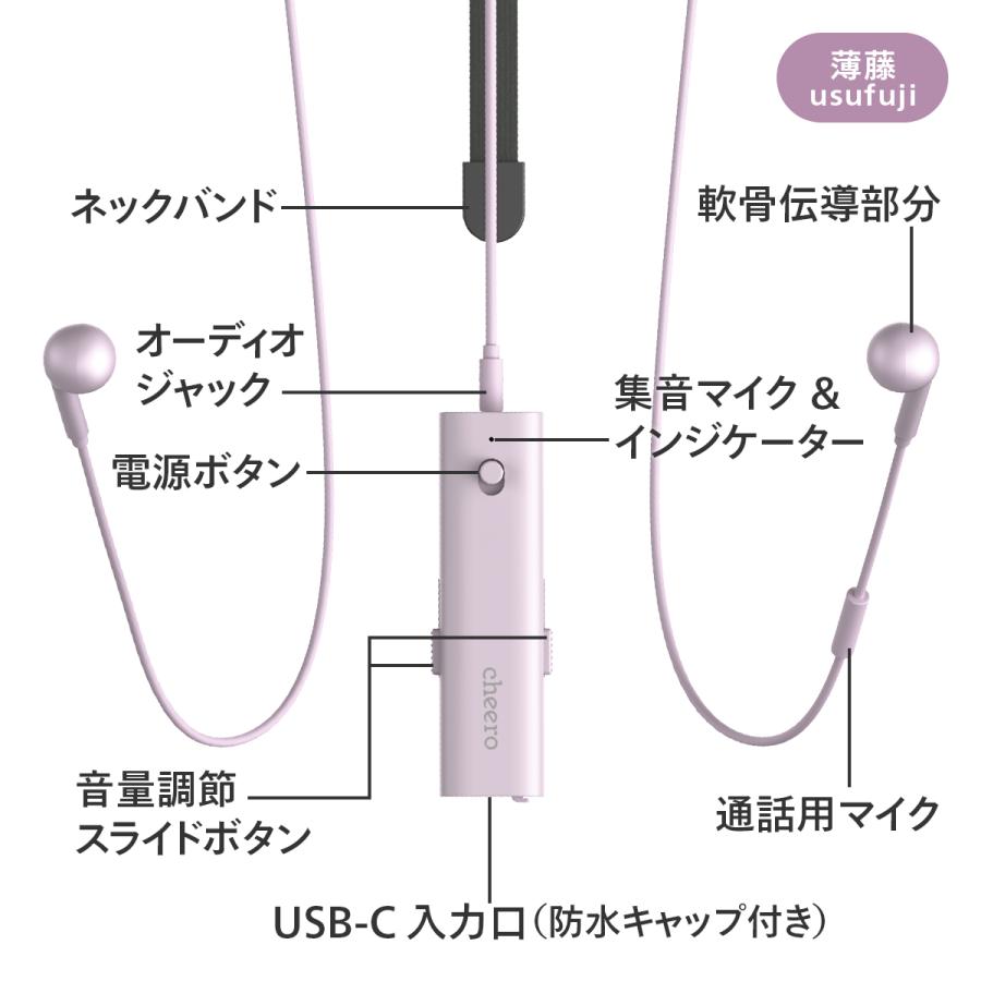 集音器 軟骨伝導イヤホン 母の日 父の日 プレゼント チーロ cheero Otocarti MATE 防水 IPX5 充電式 補聴 小型 軽量｜cheeromart｜11