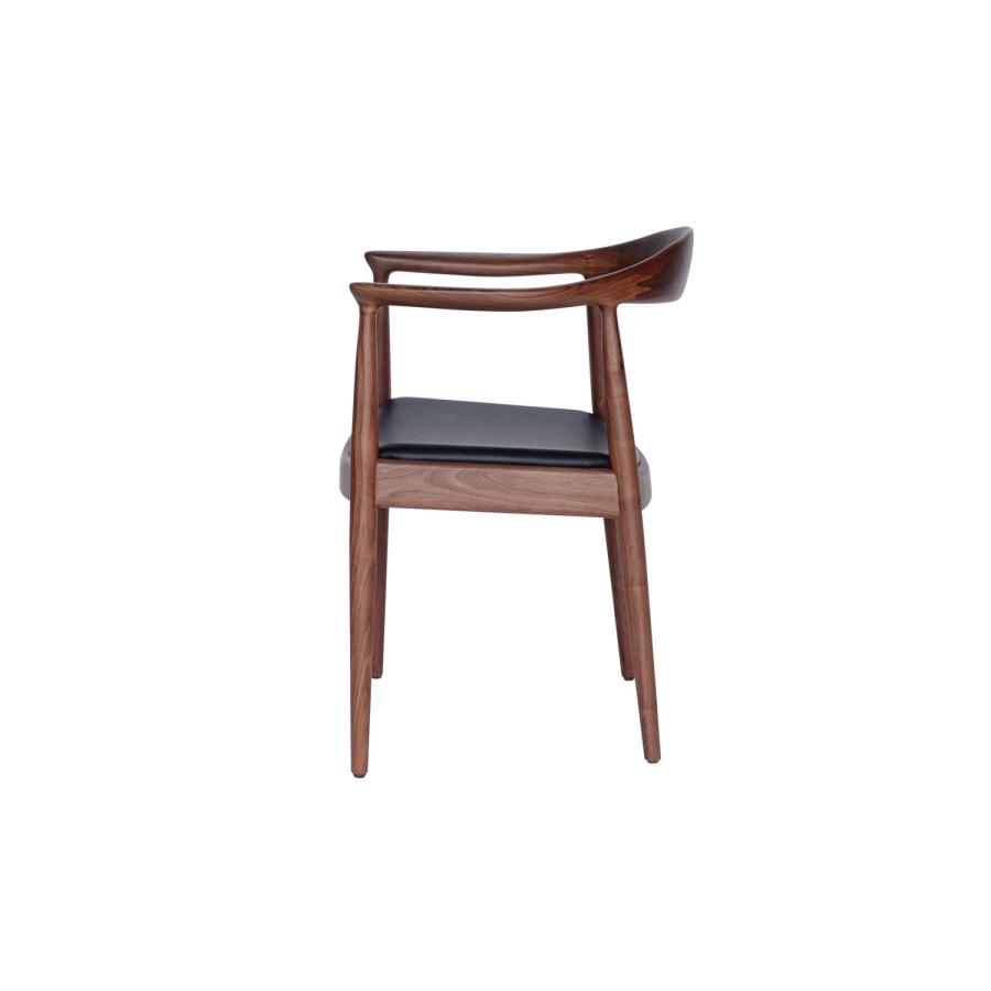 ザ・チェア　ウォルナット　The Chair/ チェア/ダイニング/木製/本革/ア ームチェア/ダイニングチェア /P P503/リプロダクトの画像