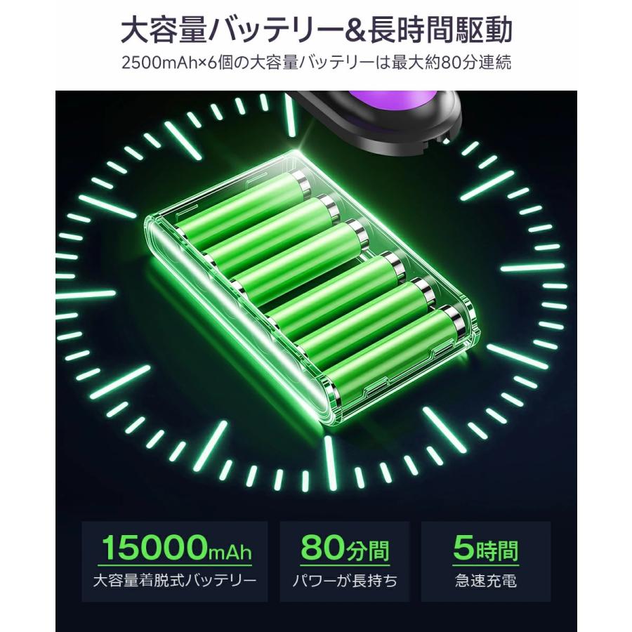 Joyhouse 掃除機 コードレス 75kPa 自立式 自走式 曲がるパイプ 伸縮