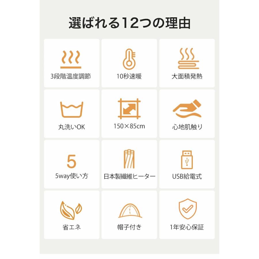 クーポンで3280円】電気毛布 掛け敷き 大きいサイズ 電気ひざ掛け 帽子