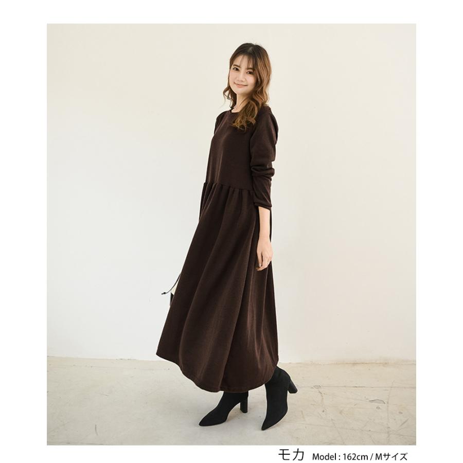 ワンピース ロングワンピース 長袖 レディース 春 秋冬 ロング丈