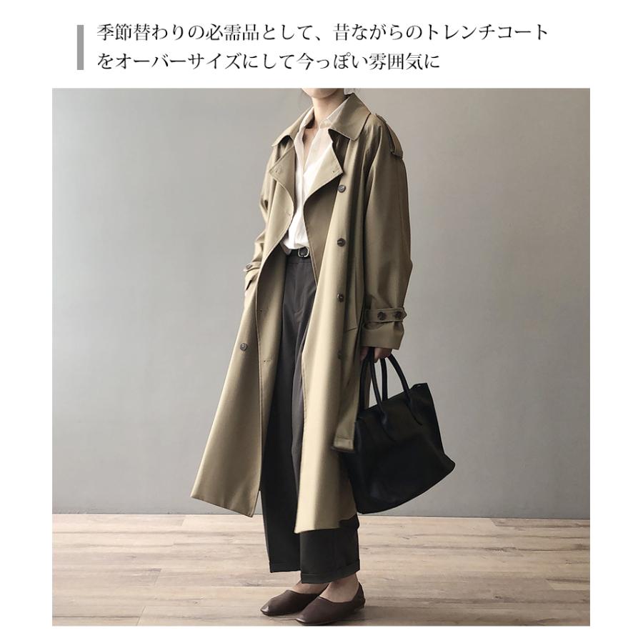 トレンチコート スプリングコート レディース 春 秋 ロング トレンチコート スプリングコート レディース 春 秋 ロング