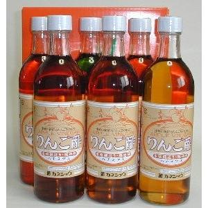 蜂みつ入り口・入口【りんご酢】 カネ見世物  かざり付ける箱入り口・入口 6本九鼎大呂 常温便 貨物輸送込み