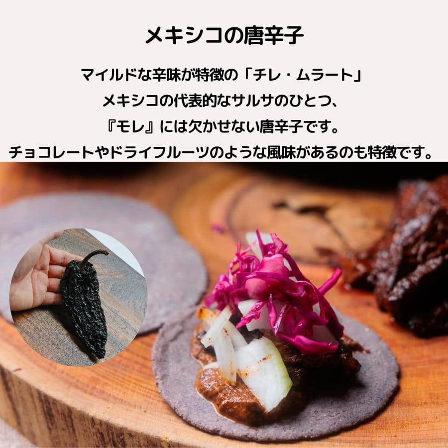 チレ ムラート 100g メキシコ 唐辛子 とうがらし トウガラシ 乾燥 少量 チリ タコス メキシカン 辛い 料理 サルサ | ブランド登録なし | 01