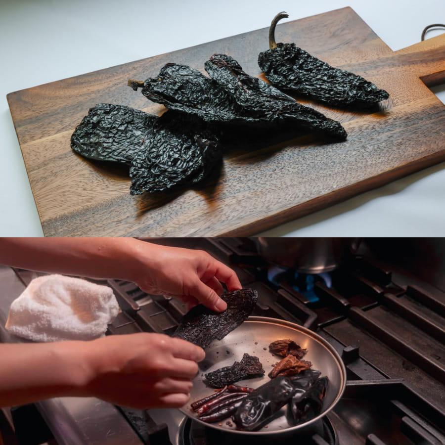 チレ ムラート 100g メキシコ 唐辛子 とうがらし トウガラシ 乾燥 少量 チリ タコス メキシカン 辛い 料理 サルサ | ブランド登録なし | 03