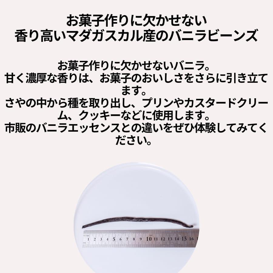 マダガスカル産 バニラビーンズ 1本 約16cm バニラのさや | ブランド登録なし | 01
