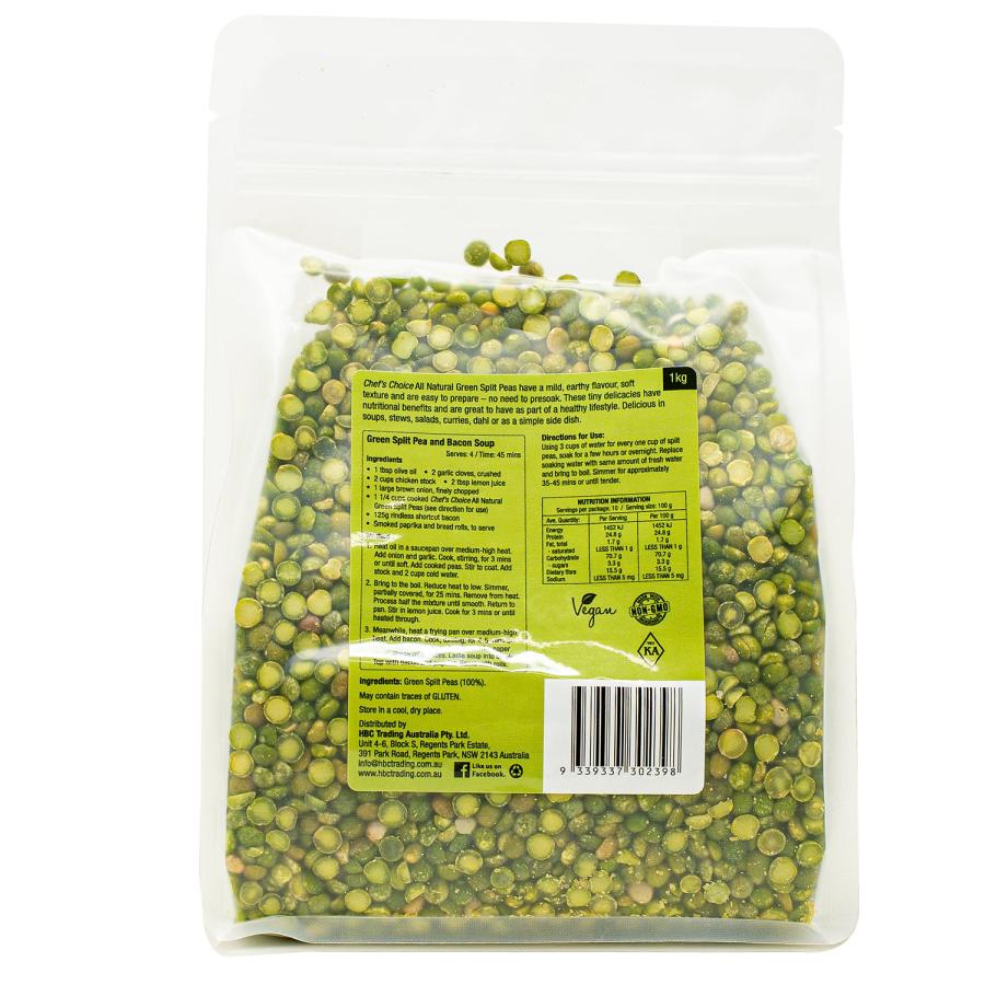 シェフズチョイス グリーンピース 1kg x 1袋  オールナチュラル　green peas [GPEAS]｜chefschoice-japan｜02