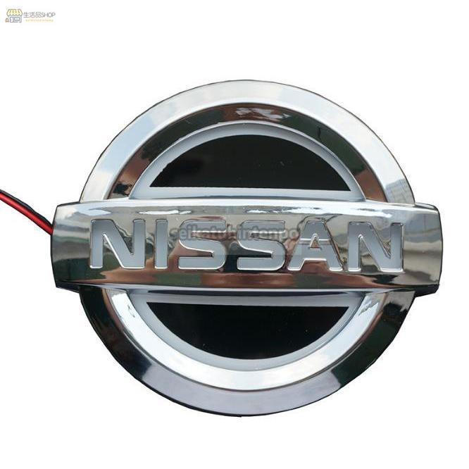 日産NISSAN 5D LEDエンブレム 交換式 ロゴ光バッジ ステッカー用 おしゃれライト カラー選択可