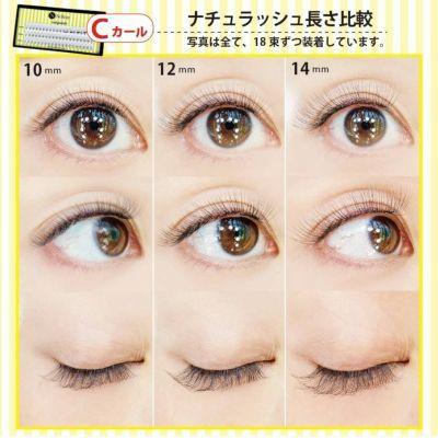 ５本束 12mm Cカール フレアマツエク セルフマツエク 玉無し ポツなし 5本束 12mm Cカール フレアマツエク セルフマツエク 玉無し