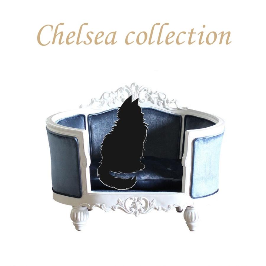 1人掛け ロココ 青 B ペットソファ ペットソファ ソファ 姫系 ソファ ブルーベルベット リプロ B チェルシーコレクション アンティーク 1164 M 18f92 77 54 58 1164 M 18f92 店舗家具