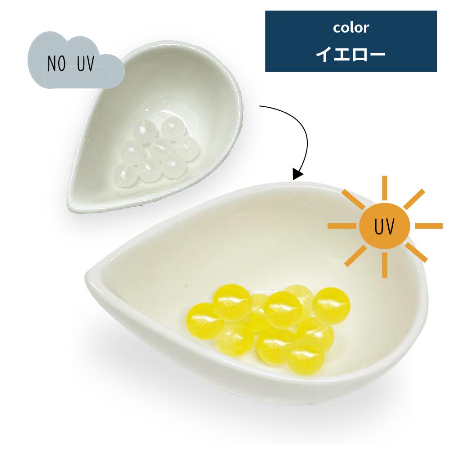 10ケ入り 手芸用ビーズ サニーカラー フォトクロミック おもしろ雑貨