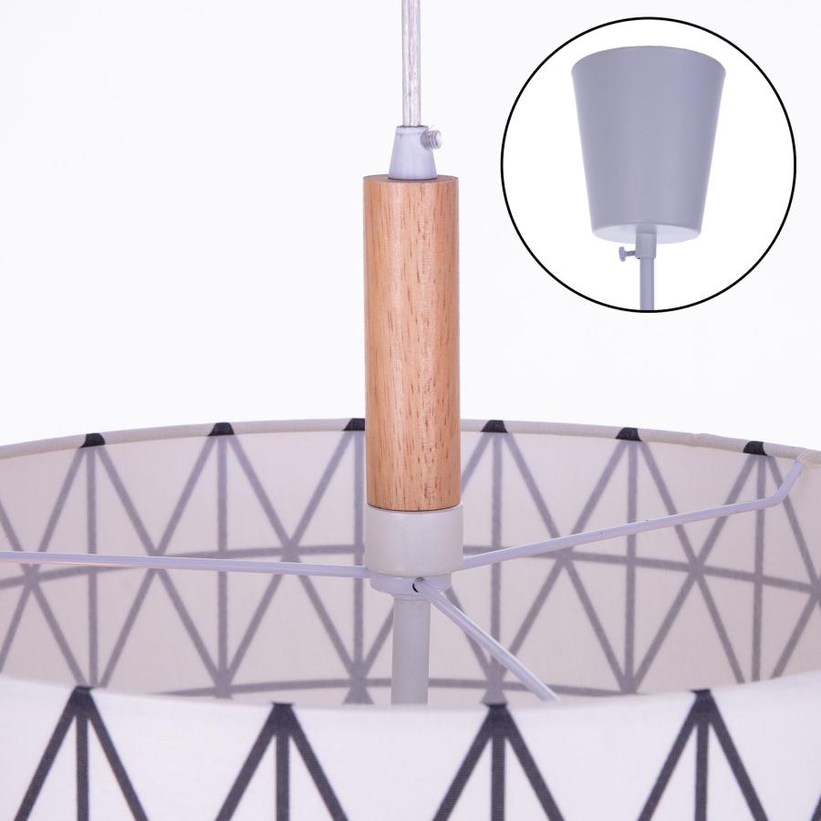 Chende ペンダントライト おしゃれ 北欧 布 木 led 2灯 プル Chende ペンダントライト おしゃれ 北欧 布 木 led 2灯 プル