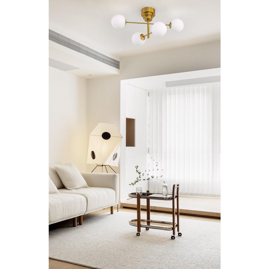 Chende シーリングライト ゴールド Amazon.co.jp : Chende シーリングライト 真鍮 ガラス 4灯 LED