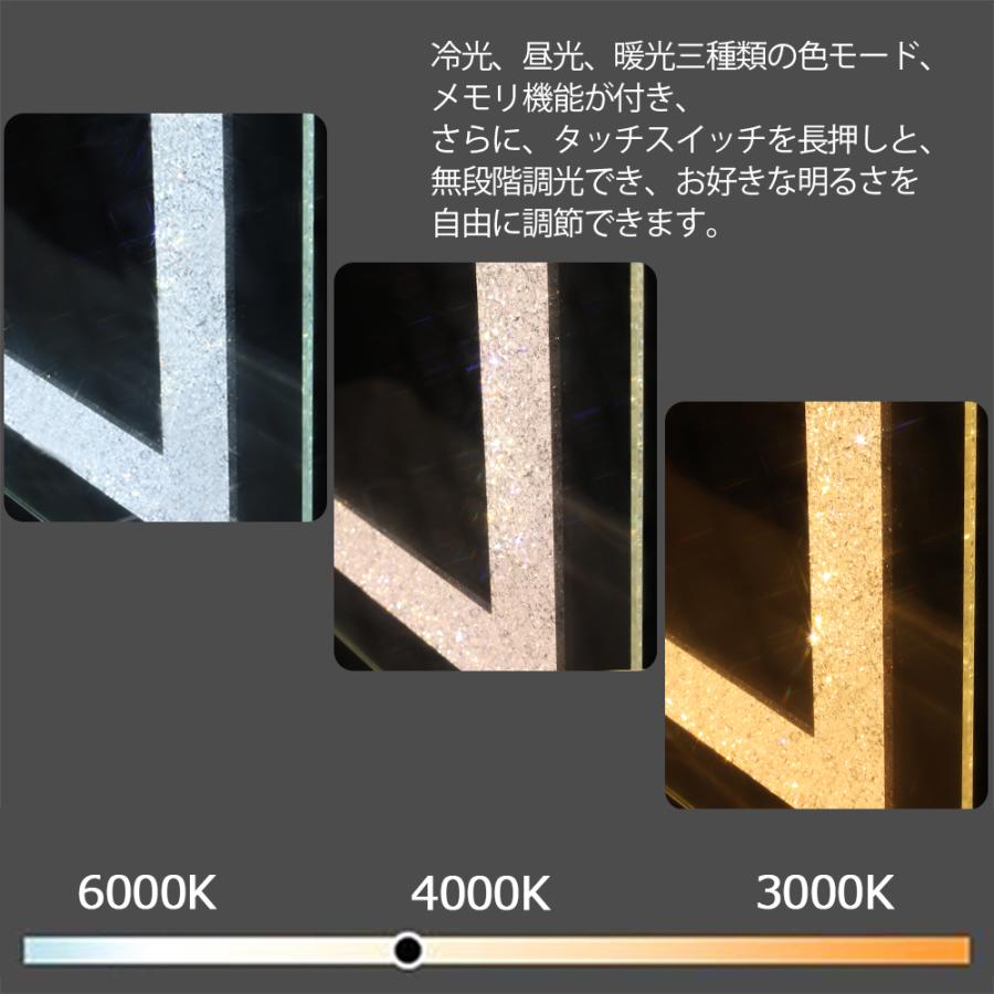 Chende公式店 女優ミラー LED 壁掛け 大型 三色調光 無段階調光 Chende公式店 女優ミラー LED 壁掛け 大型 三色調光 無段階調光