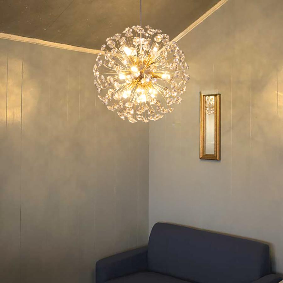 ペンダントライト おしゃれ 北欧 9灯 花火 シャンデリア シーリング