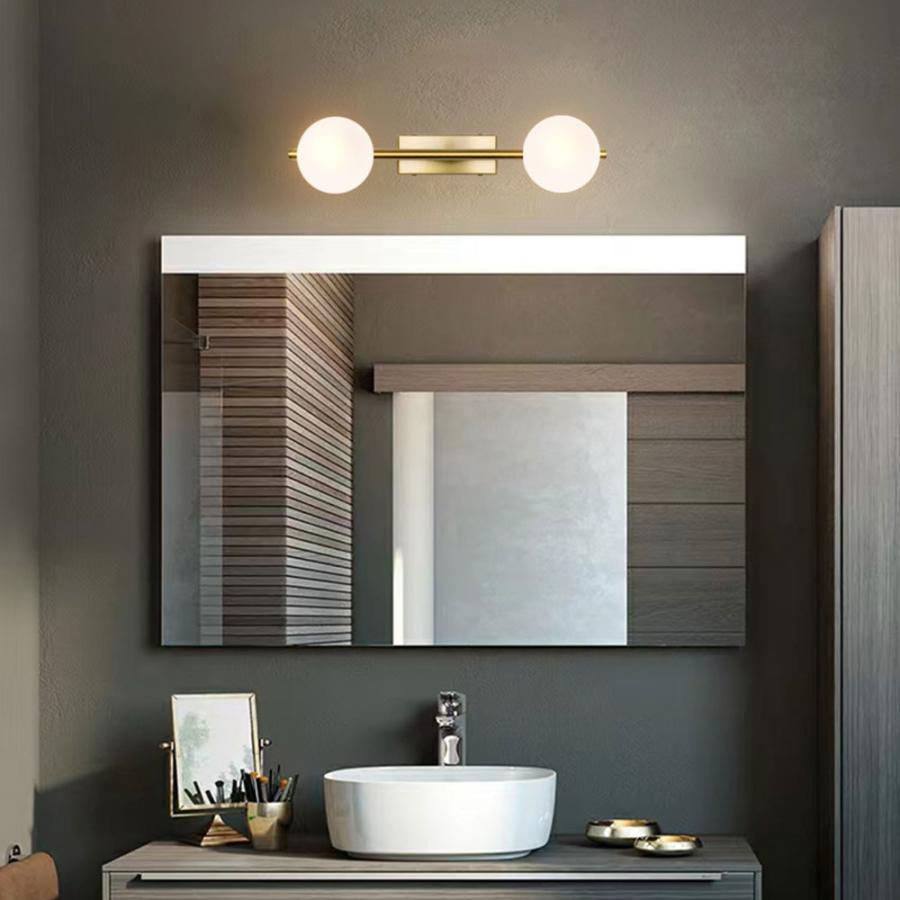 Chende公式店 ブラケットライト 2灯 おしゃれ 真鍮 ガラス ウォール