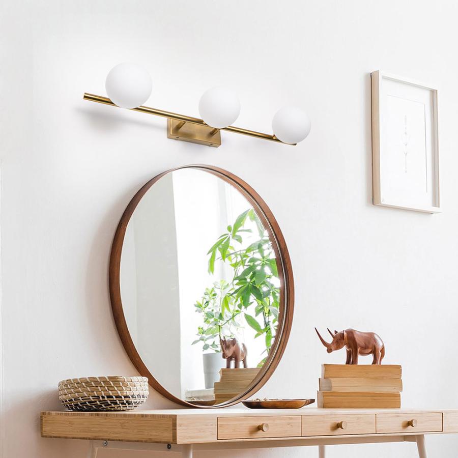 オシャレな照明 Chende公式店 ブラケットライト 3灯 おしゃれ 真鍮 ガラス ウォール