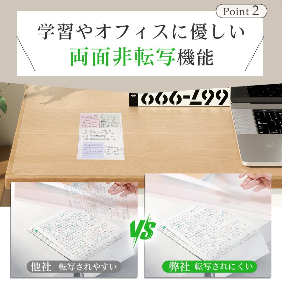 高透明度!テーブルマット 透明 デスクマット クリア テーブルクロス