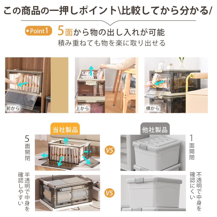 最大85L大容量!収納ボックス 折りたたみ コンテナ ボックス 蓋 最大85L大容量!収納ボックス 折りたたみ コンテナ ボックス 蓋