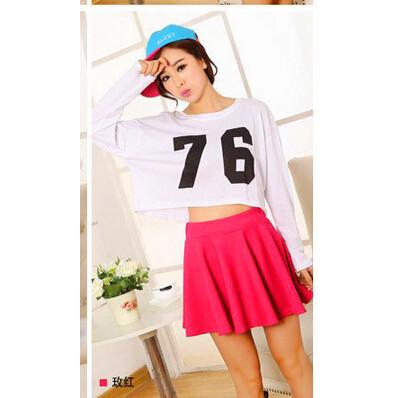 セール中　超目玉　全13色レディースシンブル　フレアミニスカート　ウエストゴムフレアスカート 膝丈 |  | 15