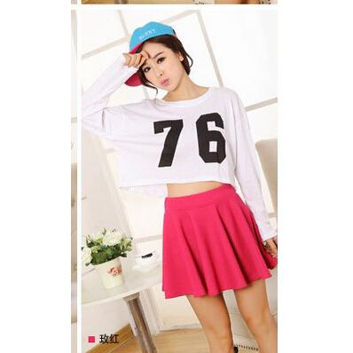 セール中　超目玉　全13色レディースシンブル　フレアミニスカート　ウエストゴムフレアスカート 膝丈 |  | 09