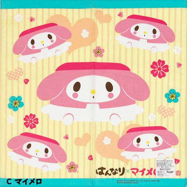 sanrio（サンリオ） ハンカチ はんなり豆腐 女の子 キティ マイメロ は