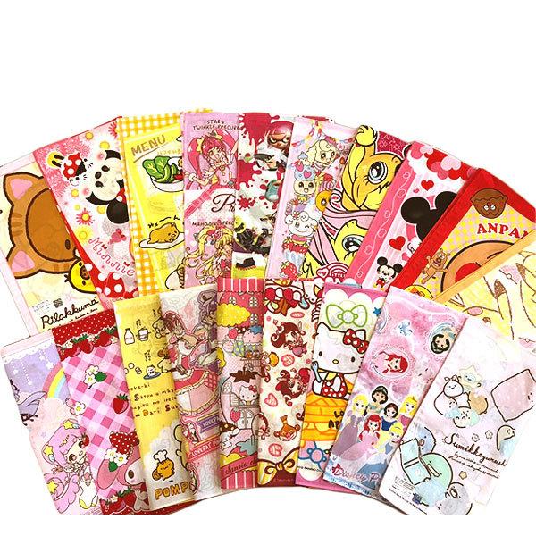 San-X（サンエックス） 選べるハンカチ 女の子 5枚セット販売 人気